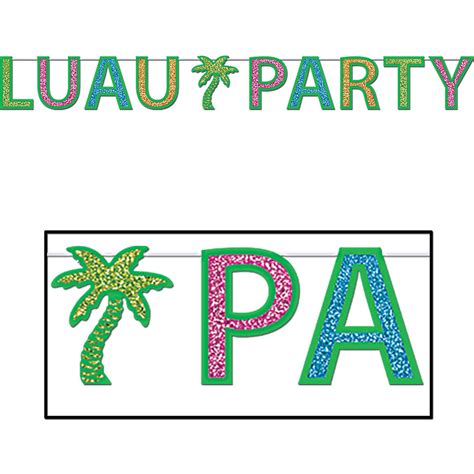 luau party streamer us novelty