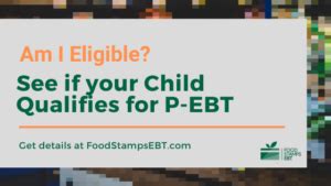 Households receiving ta benefits use their ebt card at a cash register or an atm machine to redeem cash that may be used. Pandemic EBT Eligibility Requirements - Food Stamps EBT