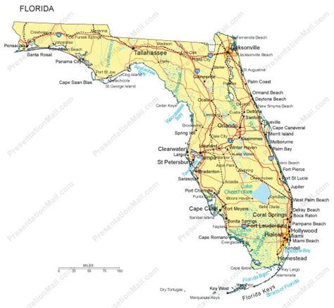 Florida Map Counties And Cities Cities And Towns Map