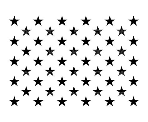 American Flag Stars Svg Stars Of 50 States Svg Vector Cut Etsy