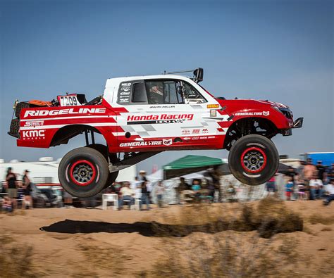 The Honda Off Road Racing Team Took Their Ridgeline Baja Race Truck To
