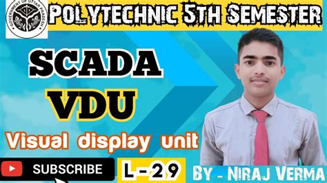 Vdu Visual Display Unit Scada Up Polytechnic 5th Semplc