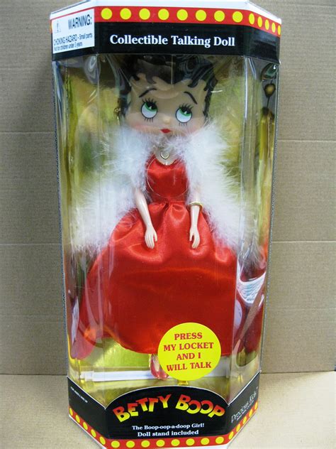 Betty Boop 12 Ic Talking Party Fashion Doll W Doll Stand New T