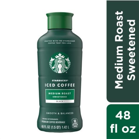 Starbucks® Medium Roast Sweetened Black Iced Coffee 48 Fl Oz Smiths