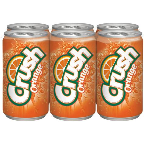 Crush Orange Soda 75 Fl Oz Cans 6 Pack