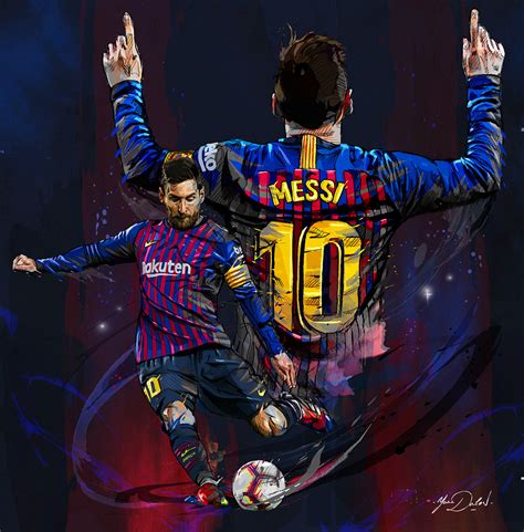 Fc Barcelona Messi 600 Goals Behance