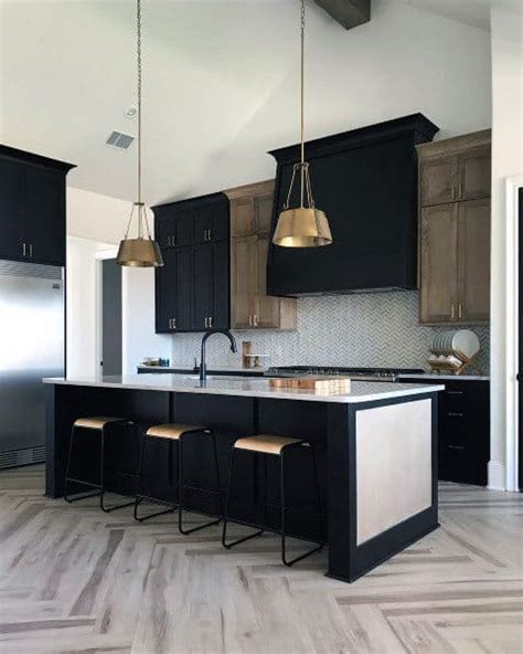 When making a selection below to narrow your results down, each selection made will reload the page to display the desired results. Top 50 Best Black Kitchen Cabinet Ideas - Dark Cabinetry Designs