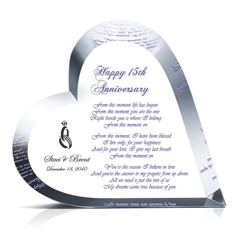 15th Wedding Anniversary Quotes And Wishes Wording Sample By Crystal