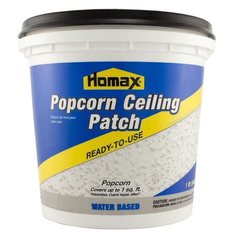 Homax 1 Quart Ready To Use Popcorn Ceiling Patch At