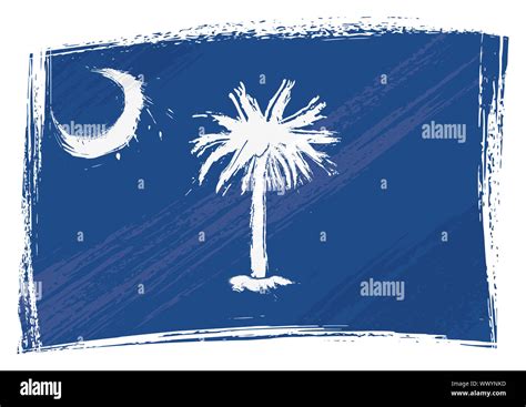 Grunge South Carolina Flag Stock Photo Alamy