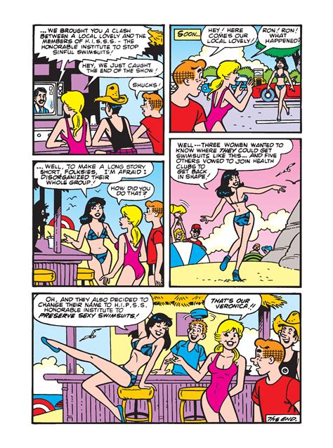 Rule 34 Archie Comics Betty Cooper Bikini Comic Tagme Veronica Lodge
