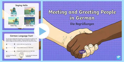 German Greetings Powerpoint Primary Resources Twinkl