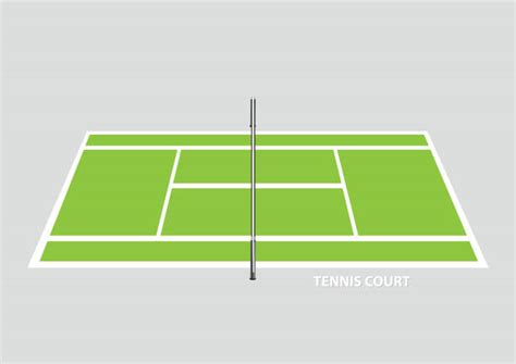 Tennis Courts Overhead Illustrations Royalty Free Vector Graphics