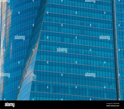 Glass Facade Of Office Building Stock Photo Alamy