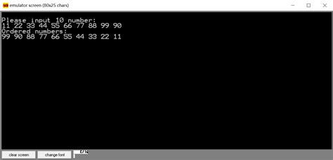 Assembly Compilation Bubble Sort