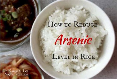 how to reduce arsenic level in rice