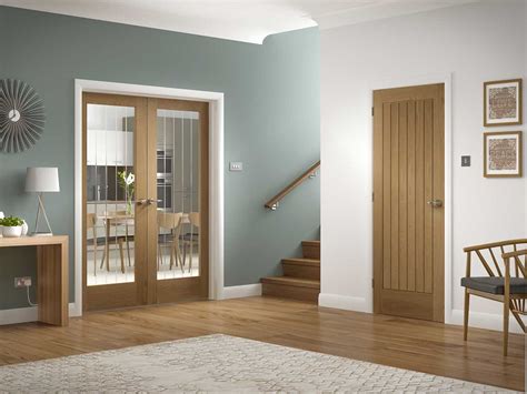 More images for glazed double doors interior » 'Suffolk GLazed' Oak Interior Door pair