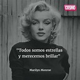 Marilyn Monroe: Una preciosa frase de Marilyn Monroe para comenzar con ...
