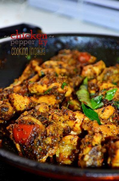 Pepper Chicken Fry South Indian Style 1 Indian Chicken Recipes Fried