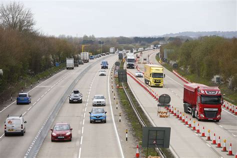 Operation Brock Contraflow On M20 To Return Between Ashford And Maidstone