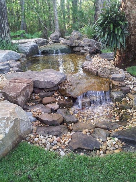 68 Lovely Backyard Ponds And Water Garden Landscaping Ideas Water