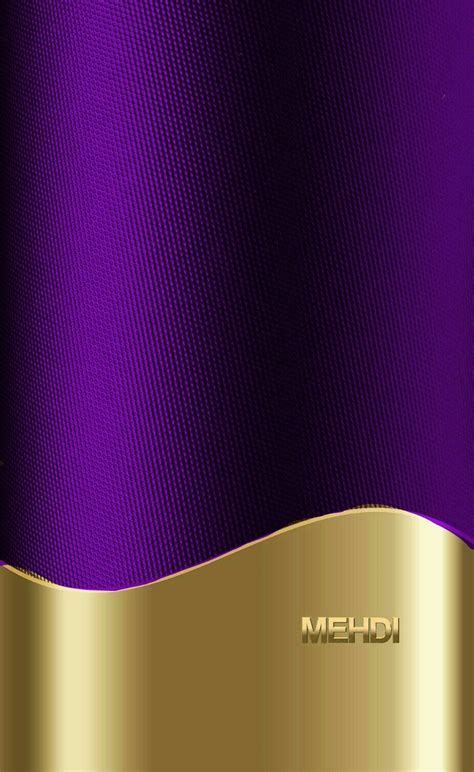 Gold And Purple Cellphone Wallpaper Phone Screen Wallpaper Cool