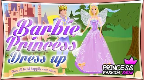 Barbie Princess Dress Up Dress Up Game For Kids Youtube