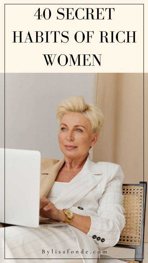 40 Secret Habits Of Rich Women How To Become A Successful Woman With