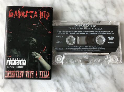 Ganksta Nip Interview With A Killa Cassette Tape 1998 Rap A Lot