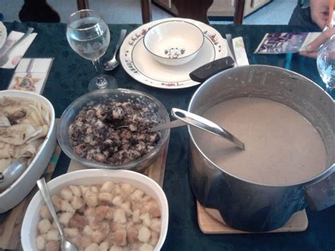 The traditional christmas poppy seed cake consists of thin layers of dough and thick layers of sweet poppy seed cream. This is our traditional Slovak Christmas Dinner. Pirohi, a variety of Bobalki, & Sour Mushroom ...