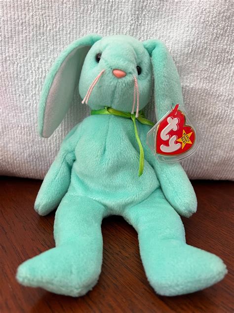 Ty Beanie Baby Hippity Very Rare 1996 Pvc And Mint Condition With Tag
