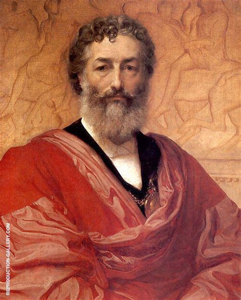 Self Portrait 1880 By Frederic Lord Leighton Oil Painting Reproduction