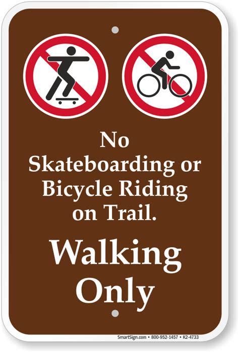 Bike Trail Signs Mountain Bicycle Trail Signs