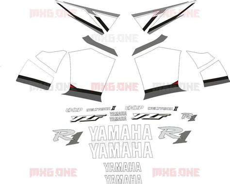 Yamaha Yzf R1 2005 Stickers Set Mxgone Best Moto Decals