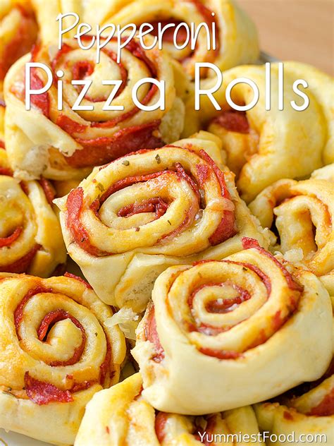 Pepperoni Pizza Rolls Recipe From Yummiest Food Cookbook