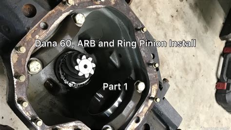 Dana 60 Arb And Ring And Pinion Install Part 1 Youtube