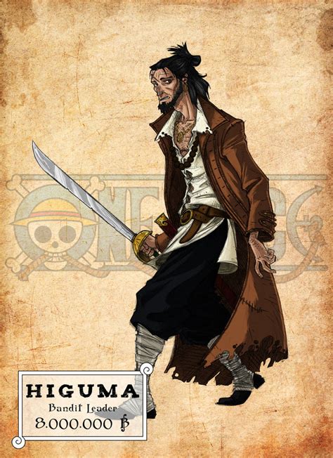 Wanted One Piece Higuma By Electrocereal On Deviantart