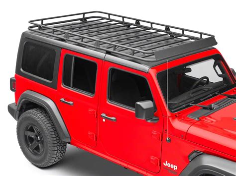 Hooke Road Hard Top Rear Roof Rack Cargo Carrier Basket Compatible With