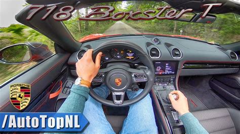NEW Porsche 718 Boxster T POV Test Drive By AutoTopNL YouTube