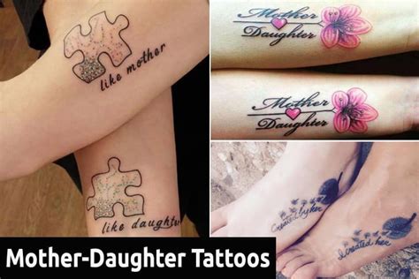 Mother Daughter Tattoos Ink Your Love This Mothers Day