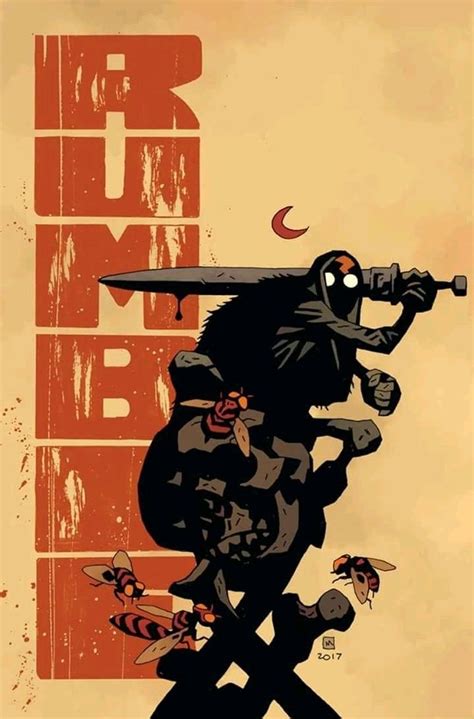 Rumble 1 Image Comics Mike Mignola Cover Mike Mignola Art Concept