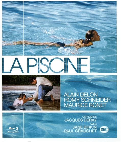 La Piscine The Swimming Pool 1969 Alain Delon Romy Schneider Movie Poster Reprint 24x34 Inches