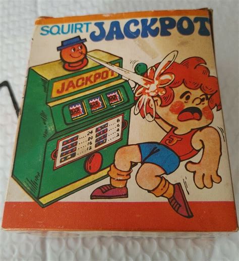 Vintage Squirt Jackpot Toy In Original Box Novelty Prank Gag T Ebay