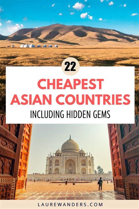 a list with the cheapest asian countries to travel to cheap countries in asia cheap countries