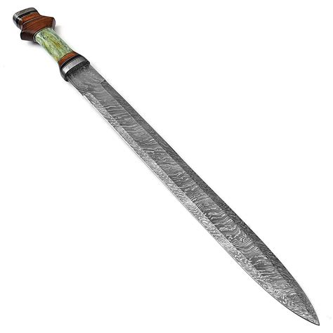 Medieval Roman Damascus Steel Gladiator Spatha Sword