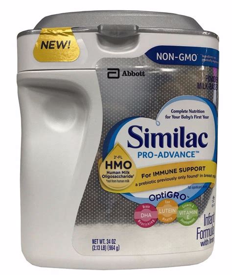 Similac Pro Advance Infant Formula With Iron For Immune Support 34 Oz