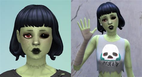 My Latest Sim Is A Cute Zombie Girl Honestly I Would Not Object If