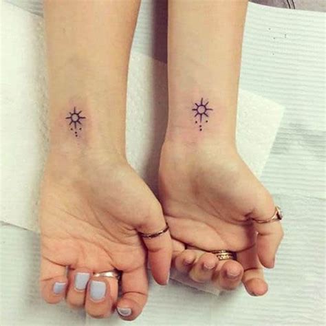 Tiny Sister Tattoos On Wrist Best Sister Tattoos Cute Matching
