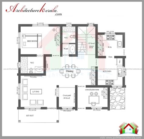 2000 Square Feet 3 Bedroom House Plan And Elevation Architecture