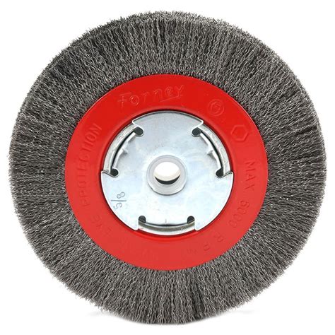 Forney Industries Wire Wheel Crimped 6 Inch X 008 Inch X 12 Inch 5